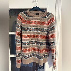 J.Crew Fair Isle Lambswool-blend Crewneck Sweater